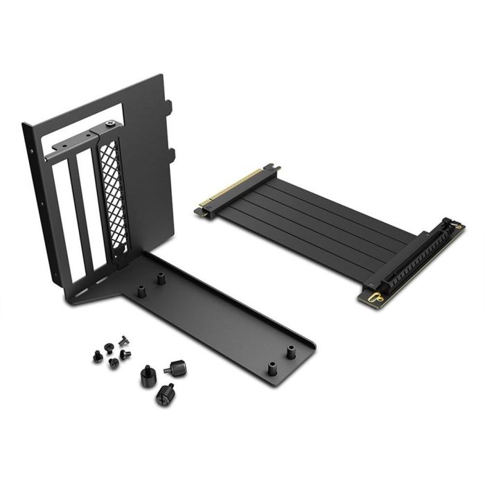 Sharkoon Rebel C50 VGC-Kit 4.0 Halterung con Riserkabel Negro para caja ATX, puente para tarjeta gráfica