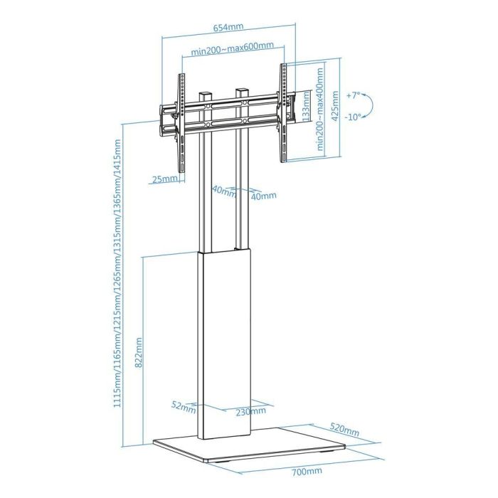 TooQ Mirror 2,16 m (85") 7 TooQ Mirror 2,16 m (85") 7