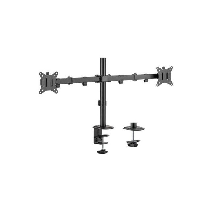 AISENS - SOPORTE DE MESA ECO GIRATORIO E INCLINABLE PARA 9KG (3 PIVOTES, 2 BRAZOS) DE 17-32, NEGRO 1 AISENS - SOPORTE DE MESA ECO GIRATORIO E INCLINABLE PARA 9KG (3 PIVOTES, 2 BRAZOS) DE 17-32, NEGRO 1