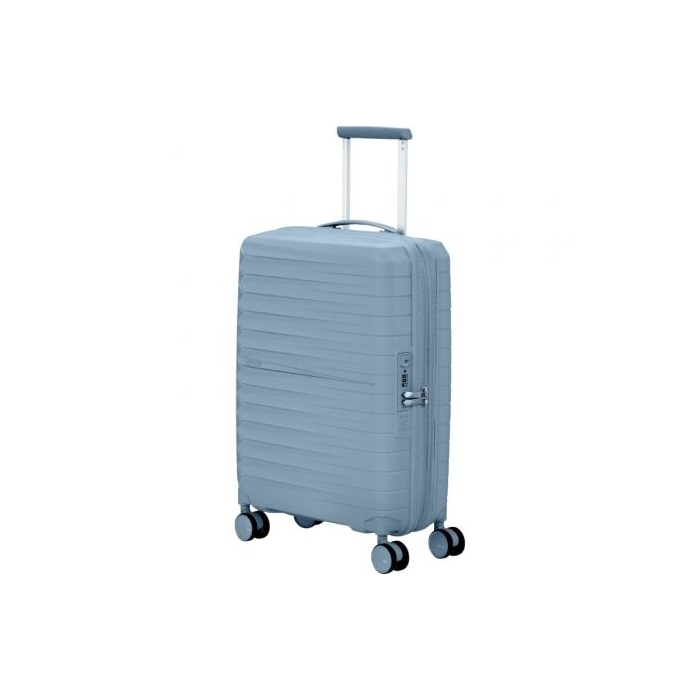 Maleta de Cabina American Tourister FastForward Spinner Expansible 55cm/ 55x40x23cm/ 4 Ruedas/ Azul 1