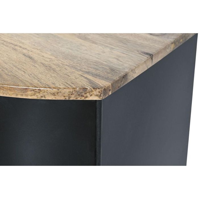 Mesa de Centro DKD Home Decor Negro Hierro Madera de mango 120 x 45 x 45 cm 2