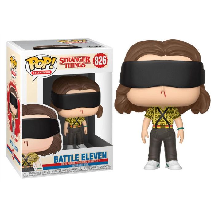 Funko Figura POP Stranger Things 3 Battle Eleven Figura Vinilo 9cm Caja Regalo