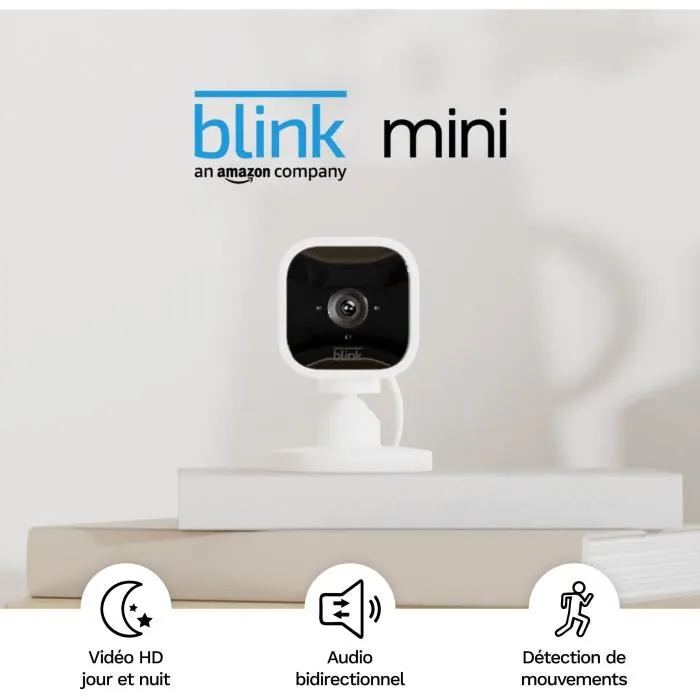 Blink BLI1712586162258 Sistema de Minicámara Home Security de 1 Cámara, Color Blanco 1