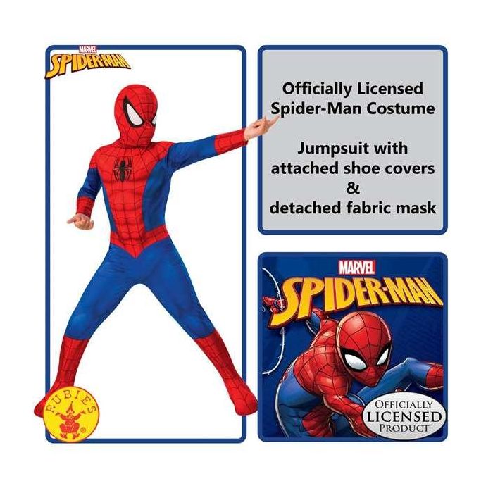 Disfraz infantil spiderman classic talla m (5/7 años) 1 Disfraz infantil spiderman classic talla m (5/7 años) 1