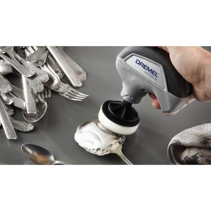 Dremel PC366 Juego de 3 Discos de Pulido para Dremel Versa: para materiales frágiles sin dejar marcas, uso en seco o con líquido. 1