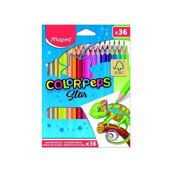 Lapices De Colores Maped Color Peps Estuche De 36