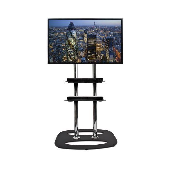 B-Tech Estantería AV Grande, máx. 15 kg, Negra 2