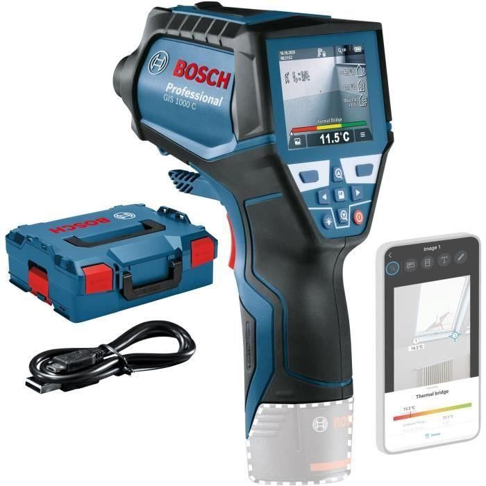 Bosch Professional GIS 1000 C detector térmico - 0601083308 1 Bosch Professional GIS 1000 C detector térmico - 0601083308 1