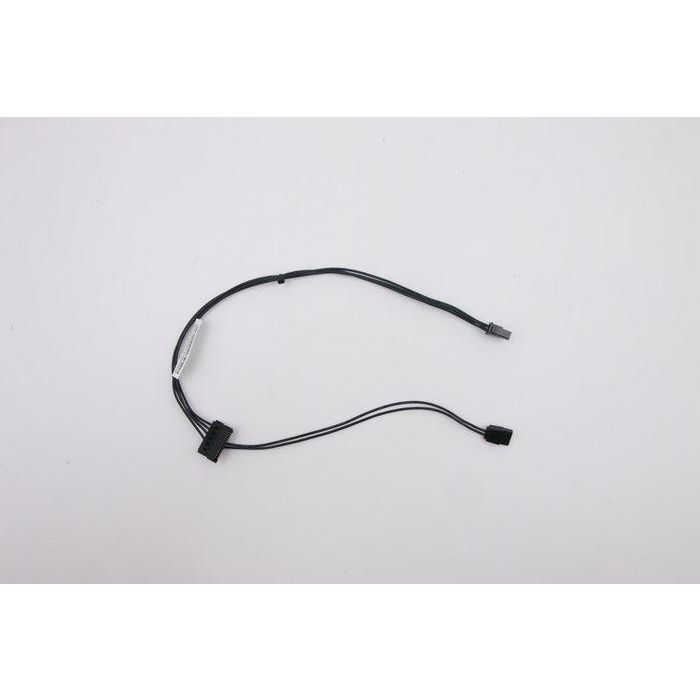 Lenovo SATA power cable with two segments: 290mm and 180mm lengths, mini 4-pin to right-angle 15-pin SATA connectors. Lenovo SATA power cable with two segments: 290mm and 180mm lengths, mini 4-pin to right-angle 15-pin SATA connectors.