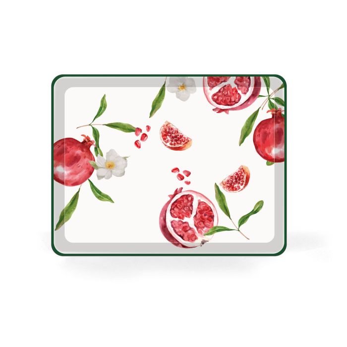 Bandeja La Mediterránea 27 x 21 cm Frutas 18 Unidades 6 Bandeja La Mediterránea 27 x 21 cm Frutas 18 Unidades 6