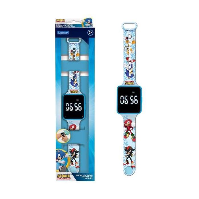 Lexibook Reloj digital LED Sonic, Reloj Despertador con Alarma - Edad Recomendada: 3+ Años