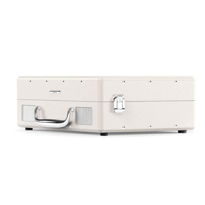 Mixx Audio AAALT65928 Tocadiscos de Vinilo Revival 55 con Altavoces Estéreo Integrados, 3 Velocidades, Bluetooth, Salida RCA, Crema 4