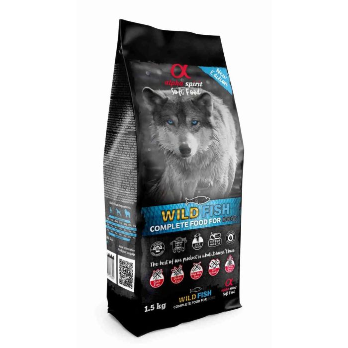 Alpha Spirit Spirit Canine Adult Semihumedo Pescado 1,5 kg