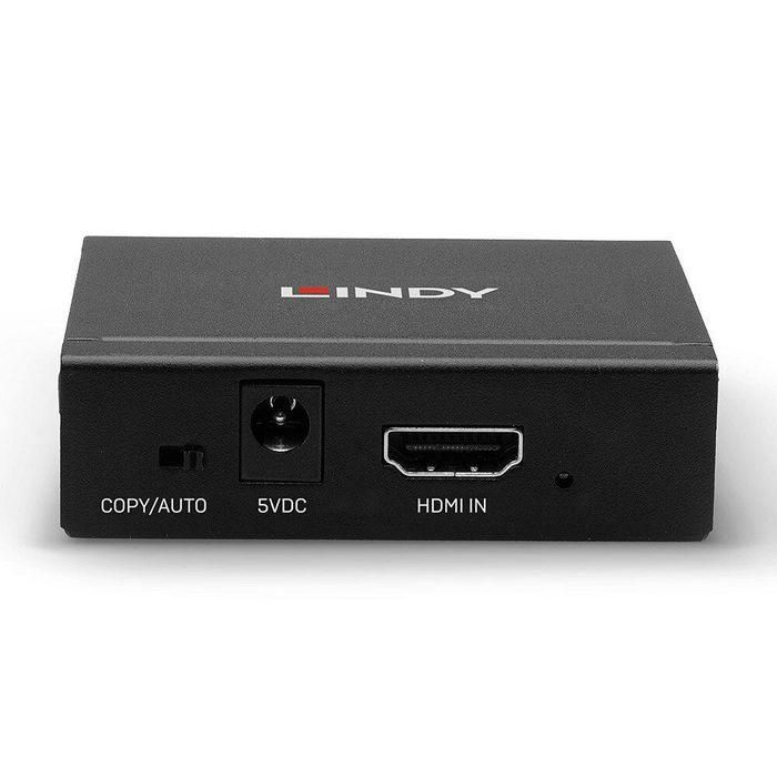 Lindy Splitter Duplicador HDMI 10.2G 2 Puertos para 2 Pantallas 4K Ultra HD 60Hz con Gestión EDID 2
