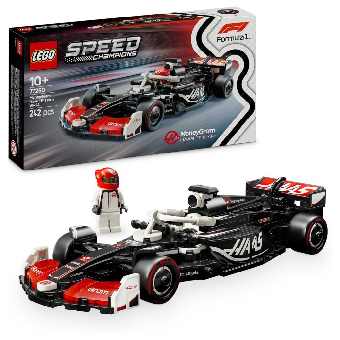 LEGO Speed Champions MoneyGram Haas F1 Team VF-24 Coche de Carreras, Juego de Construcción, 242 Piezas, 10+ Años 7