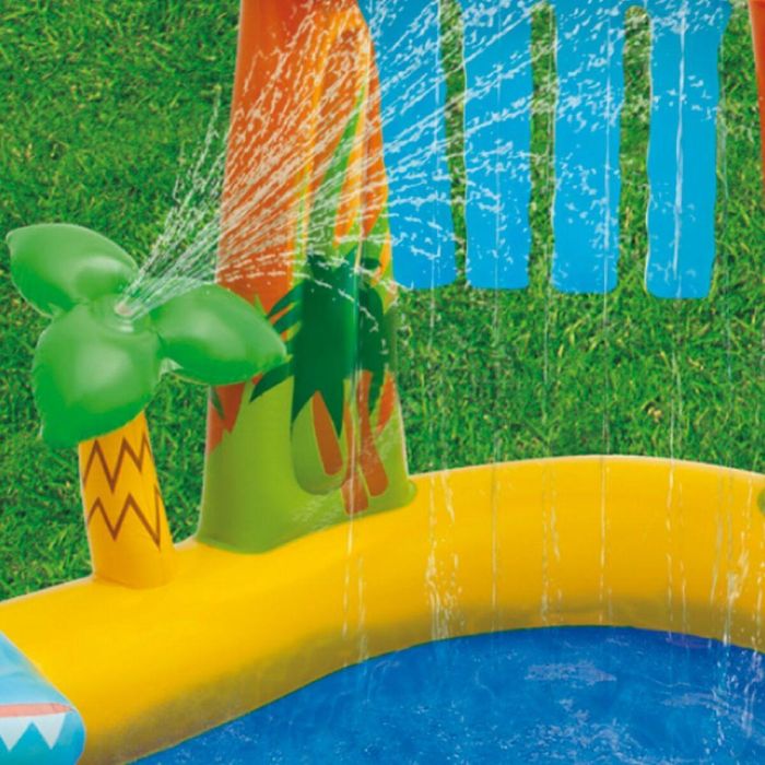 Piscina Hinchable para Niños Intex Parque de juegos Dinosaurios 272 L 249 x 109 x 191 cm (2 Unidades) 3