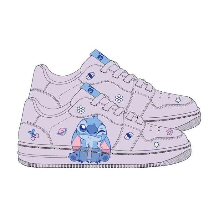 Cerdá Deportiva Stitch T033 Suela PVC LILA - Zapatilla para Niños Talla 33, Edad Mínima 3 Años