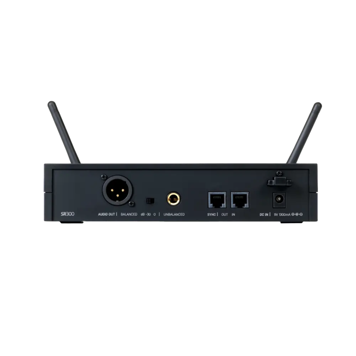 AKG SR300 Set Inalámbrico con Petaca para Instrumento y Receptor Estacionario 1