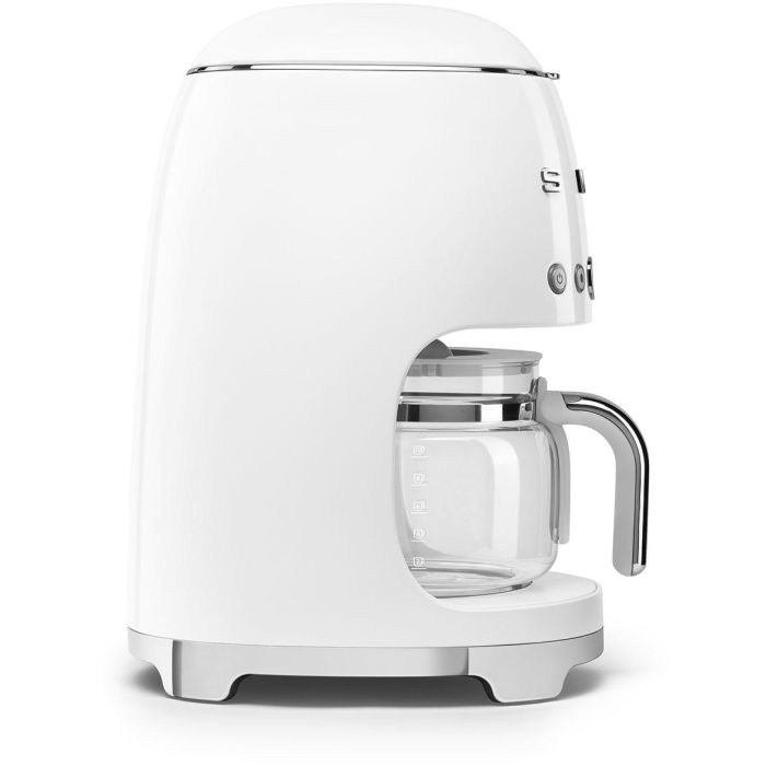 Smeg Cafetera de Filtro DCF02WHEU, Estilo 50s, 10 Tazas, 1.4L, Blanco 2 Smeg Cafetera de Filtro DCF02WHEU, Estilo 50s, 10 Tazas, 1.4L, Blanco 2