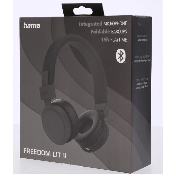 Auriculares de Diadema Hama 00184196 Negro 1 Auriculares de Diadema Hama 00184196 Negro 1