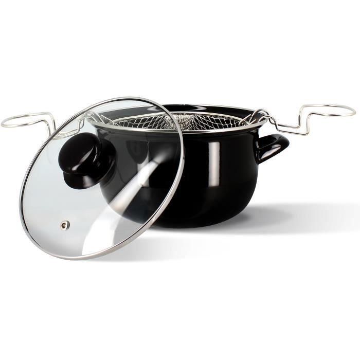 THEKITCHENETTE Freidora con tapa 3645580 26cm Todas las fuentes de calor, incluida la inducción 2