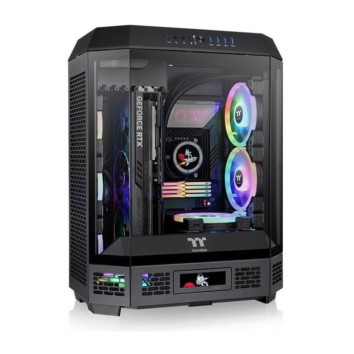 Thermaltake CA-1Z1-00M1WN-00 The Tower 600 Midi Torre PC Negro ATX Gaming con Paneles de Cristal Templado 0 Thermaltake CA-1Z1-00M1WN-00 The Tower 600 Midi Torre PC Negro ATX Gaming con Paneles de Cristal Templado 0