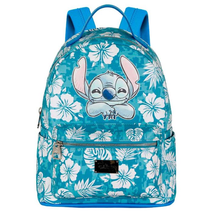 Disney Lilo y Stitch Mochila Heady Aloha Azul Urbana con Compartimentos 1 Disney Lilo y Stitch Mochila Heady Aloha Azul Urbana con Compartimentos 1