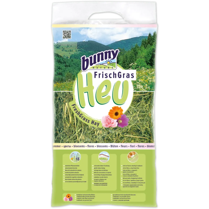 Bunny Nature Heno Fresco Flores 500 gr