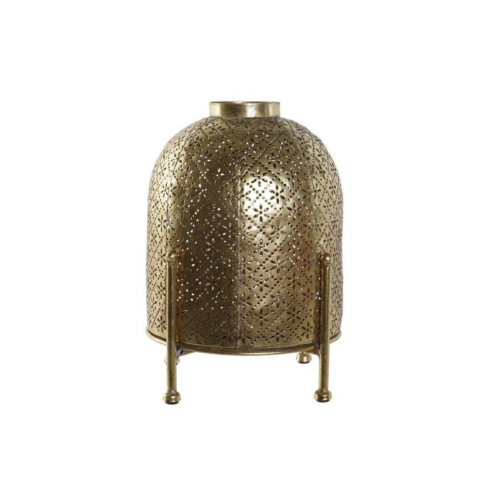 Portavela Oriental DKD Home Decor Dorado 19 x 24.5 x 19 cm Portavela Oriental DKD Home Decor Dorado 19 x 24.5 x 19 cm