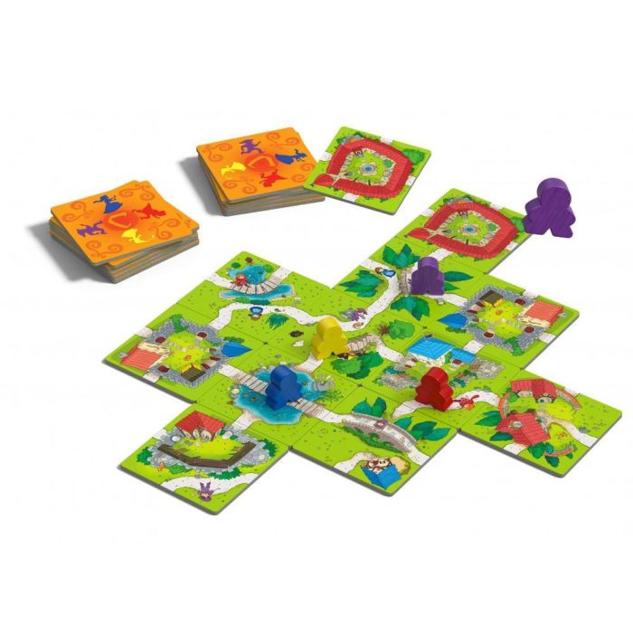 Devir Carcassonne Junior Juego de Mesa para Niños 4+ Años, Versión Simplificada del Clásico Juego de Estrategia 1