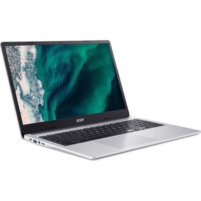 Portátil Acer - Chromebook CB315-4H-C7R0 - Chrome OS - Pantalla FHD de 15,6" - Intel Celeron N4500 - 4 GB de RAM - 128 GB de eMMC - 10 h de batería - AZERTY 1 Portátil Acer - Chromebook CB315-4H-C7R0 - Chrome OS - Pantalla FHD de 15,6" - Intel Celeron N4500 - 4 GB de RAM - 128 GB de eMMC - 10 h de batería - AZERTY 1