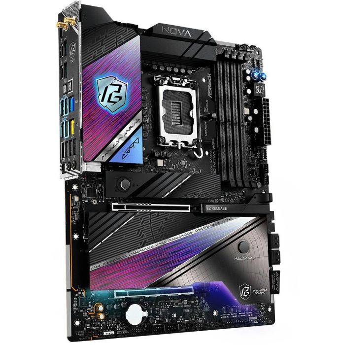ASRock 90-MXBPS0-A0UAYZ Z890 NOVA WiFi Placa Base Intel Z890 Socket 1851 4DDR5 256GB WiFi 7 BT 5.4 LAN ATX 3