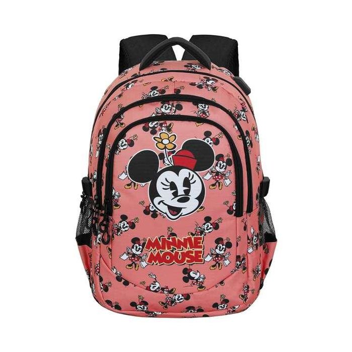 Karactermania Mochila Minnie Run. Plus FAN Aqua 44x34x21 cm Ripstop Alta Resistencia Rosa
