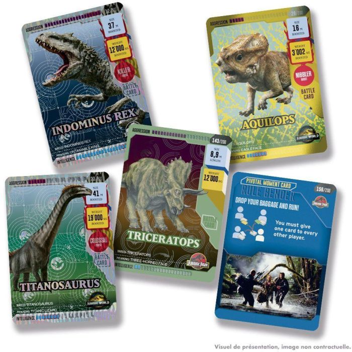 Caja de 18 paquetes - PANINI - JURASSIC WORLD 4 TCG - 144 cartas + carta de edición limitada n.° 2 3 Caja de 18 paquetes - PANINI - JURASSIC WORLD 4 TCG - 144 cartas + carta de edición limitada n.° 2 3