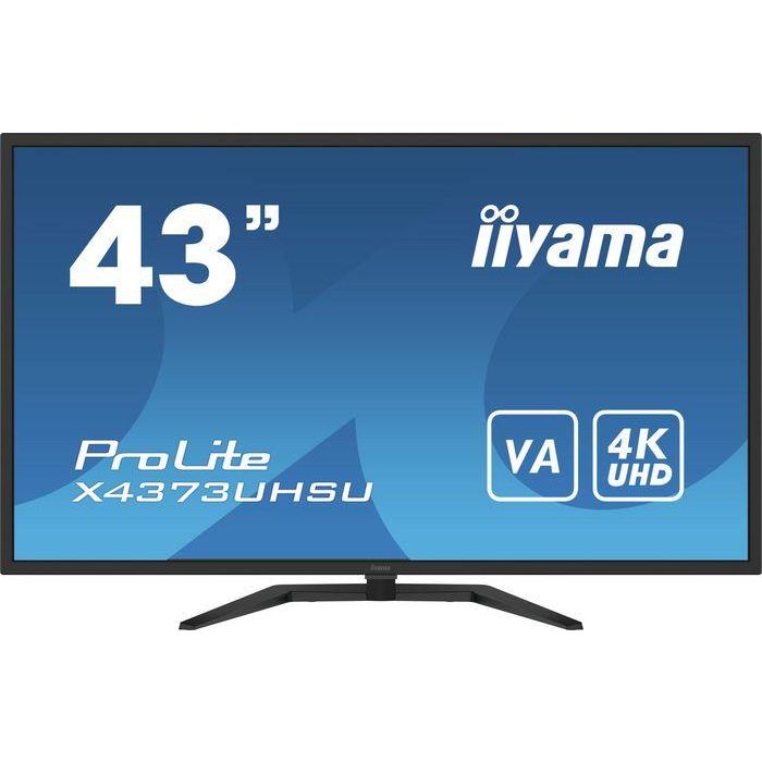 iiyama 43" UW VA-panel, 3840x2160 UHS, 3ms, 400cdm² HDR400, Speakers, 2xHDMI, 1xDisplayPort, USB-HUB (2x3.0/2x2.0), PBP, PIP, Remote control iiyama 43" UW VA-panel, 3840x2160 UHS, 3ms, 400cdm² HDR400, Speakers, 2xHDMI, 1xDisplayPort, USB-HUB (2x3.0/2x2.0), PBP, PIP, Remote control