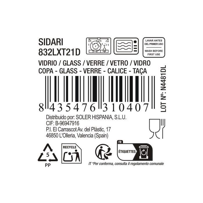 La Mediterranea Copa Sidari 350 cc Transparente 9