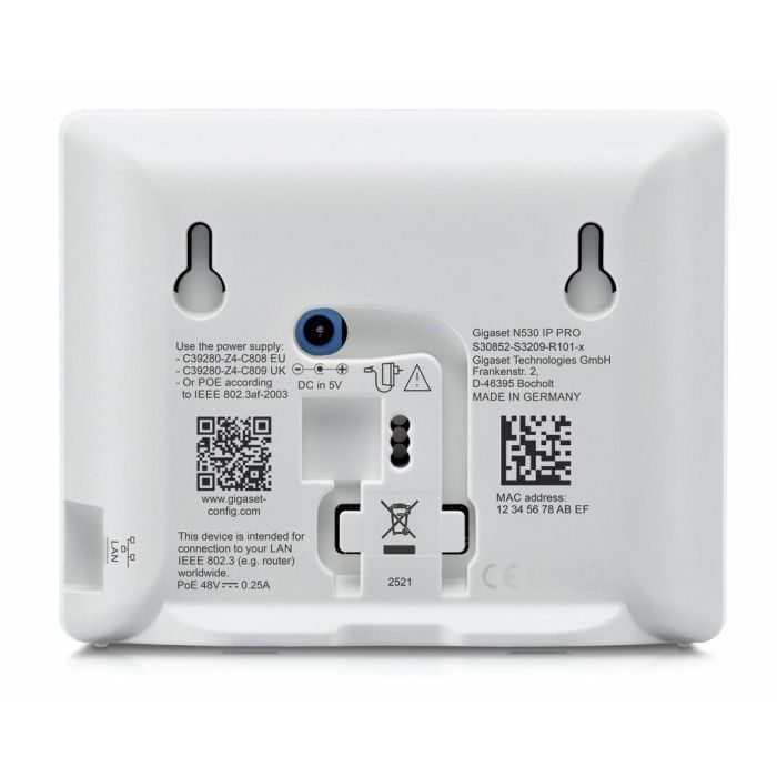 Gigaset N530 IP PRO DECT Basisstation para hasta 8 auriculares, hasta 50m interiores y 300m exteriores 3 Gigaset N530 IP PRO DECT Basisstation para hasta 8 auriculares, hasta 50m interiores y 300m exteriores 3