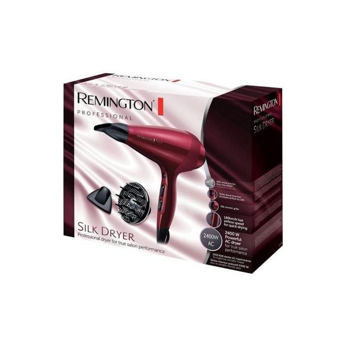 Secador de Pelo Remington T|Studio Silk Rojo 2400 W 3 Secador de Pelo Remington T|Studio Silk Rojo 2400 W 3