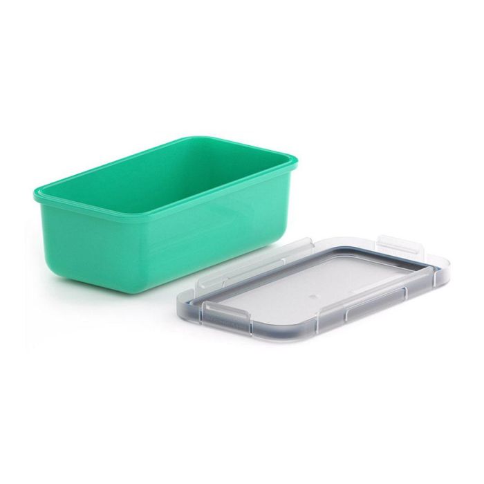 Valira Fiambrera Hermética Turquesa 750 ml 6090/97 | Libre de BPA, Apta Microondas y Congelador, 100% Hermética 1