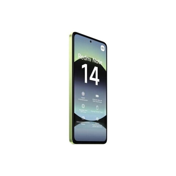 Xiaomi MZB0IZZEU Smartphone Redmi Note 14 8GB RAM 256GB 6.67" Verde, Cámara 108MP, 5500mAh, MediaTek Helio G99-Ultra, Pantalla AMOLED 120Hz 2 Xiaomi MZB0IZZEU Smartphone Redmi Note 14 8GB RAM 256GB 6.67" Verde, Cámara 108MP, 5500mAh, MediaTek Helio G99-Ultra, Pantalla AMOLED 120Hz 2
