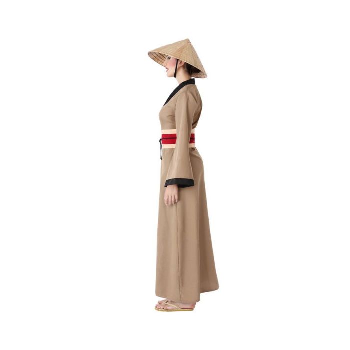 Disfraz China Kimono Marrón Adulto XS-S 1 Disfraz China Kimono Marrón Adulto XS-S 1
