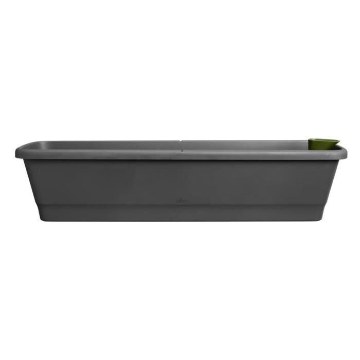 Elho Noa Balconiere Xl - Negro - L 78 x B 20 x H 18 cm - Balcón exterior - 100% reciclado 3 Elho Noa Balconiere Xl - Negro - L 78 x B 20 x H 18 cm - Balcón exterior - 100% reciclado 3