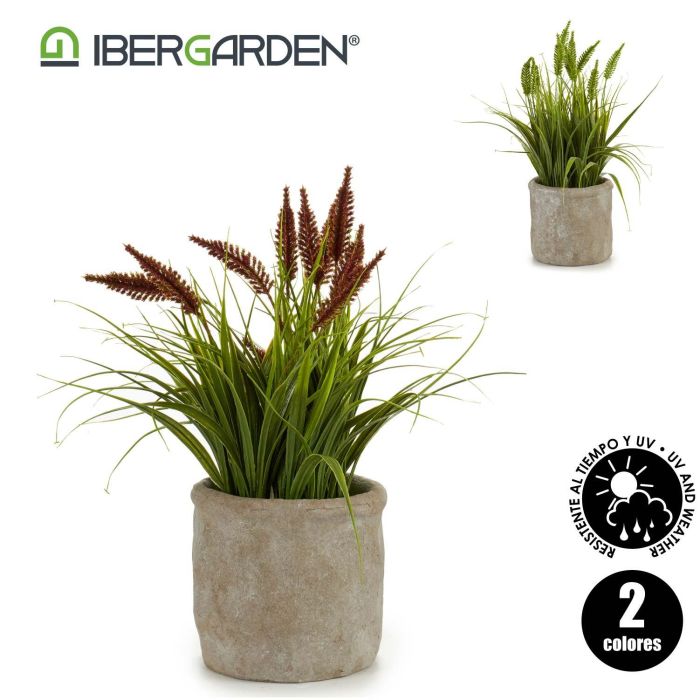Espiga Maceta Cemento Cuerda Surtidos Ibergarden 12X30CM (8 Unidades) 3 Espiga Maceta Cemento Cuerda Surtidos Ibergarden 12X30CM (8 Unidades) 3