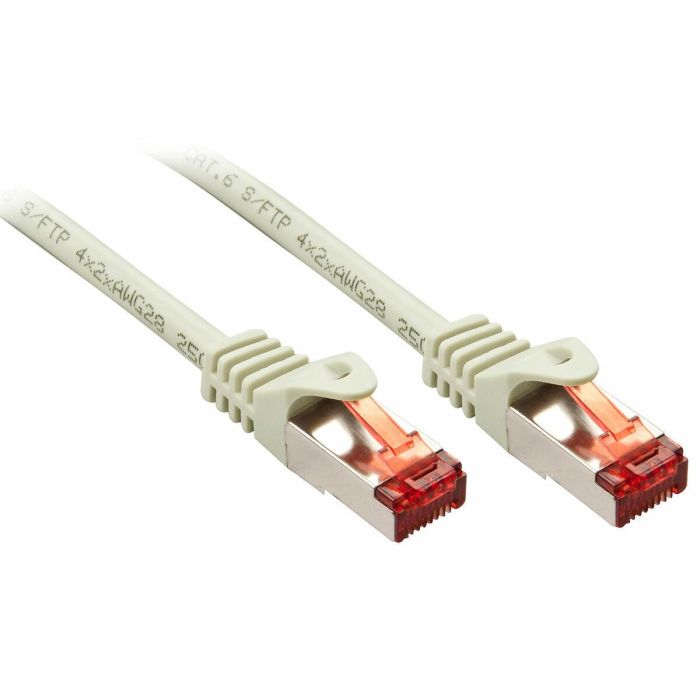 Cable RJ45 Categoría 6 FTP Rígido LINDY 47343-LND Gris 1,5 m 1