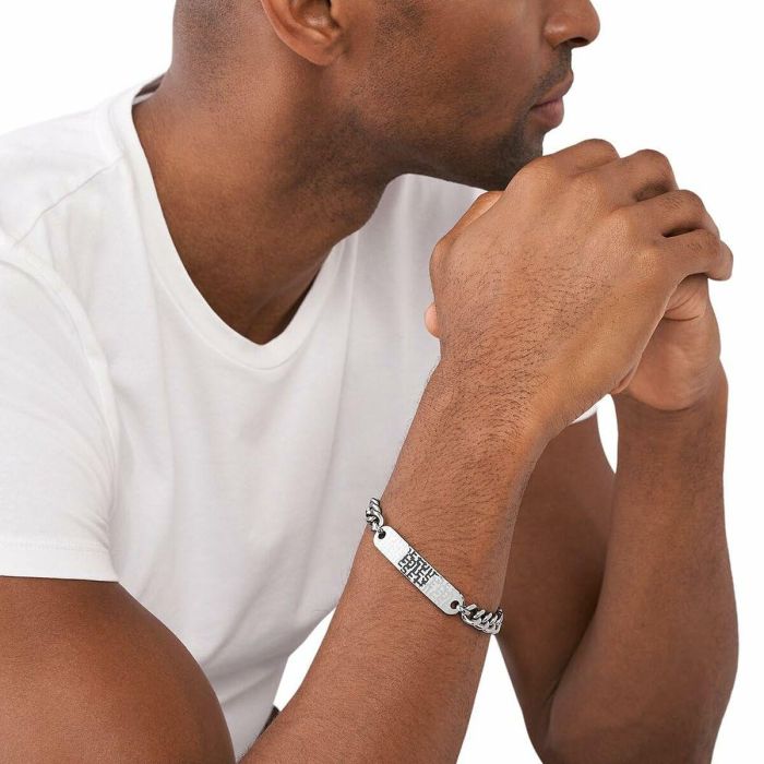 Pulsera Hombre Diesel DX1429931 Plateado 3 Pulsera Hombre Diesel DX1429931 Plateado 3