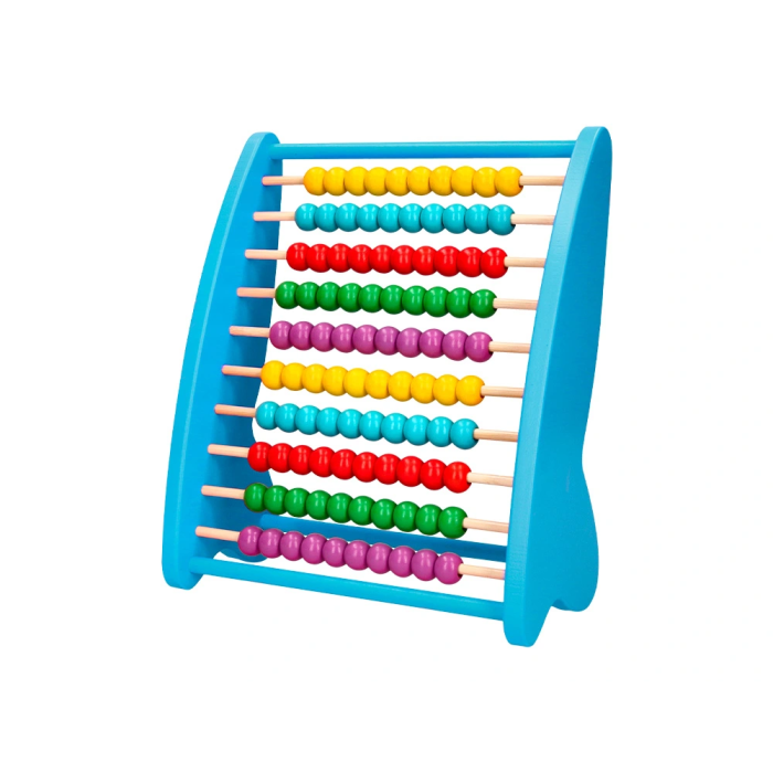 Liderpapel Ábaco de Madera con 100 Bolas de Colores para Aprender a Contar 273x112x230mm 3