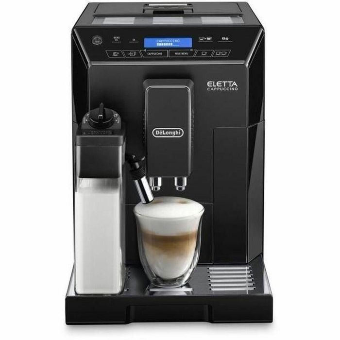 De'Longhi ECAM 44.660.B Cafetera con Molinillo de Café, Potencia 1450W, Depósito de 400g para Granos de Café, Acabado Negro