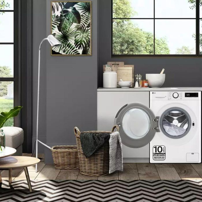 Lavadora LG F2WR5S08AGW 60 cm 1200 rpm 8 kg A Vapor 1