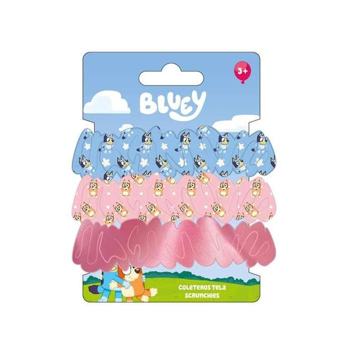 Accesorios pelo coletero de tela 3 piezas bluey 8.9 x 13.5 x 3.0 cm Accesorios pelo coletero de tela 3 piezas bluey 8.9 x 13.5 x 3.0 cm