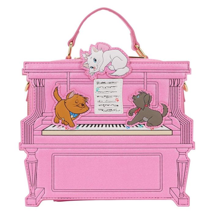Loungefly Bolso bandolera Piano Los Aristogatos Disney